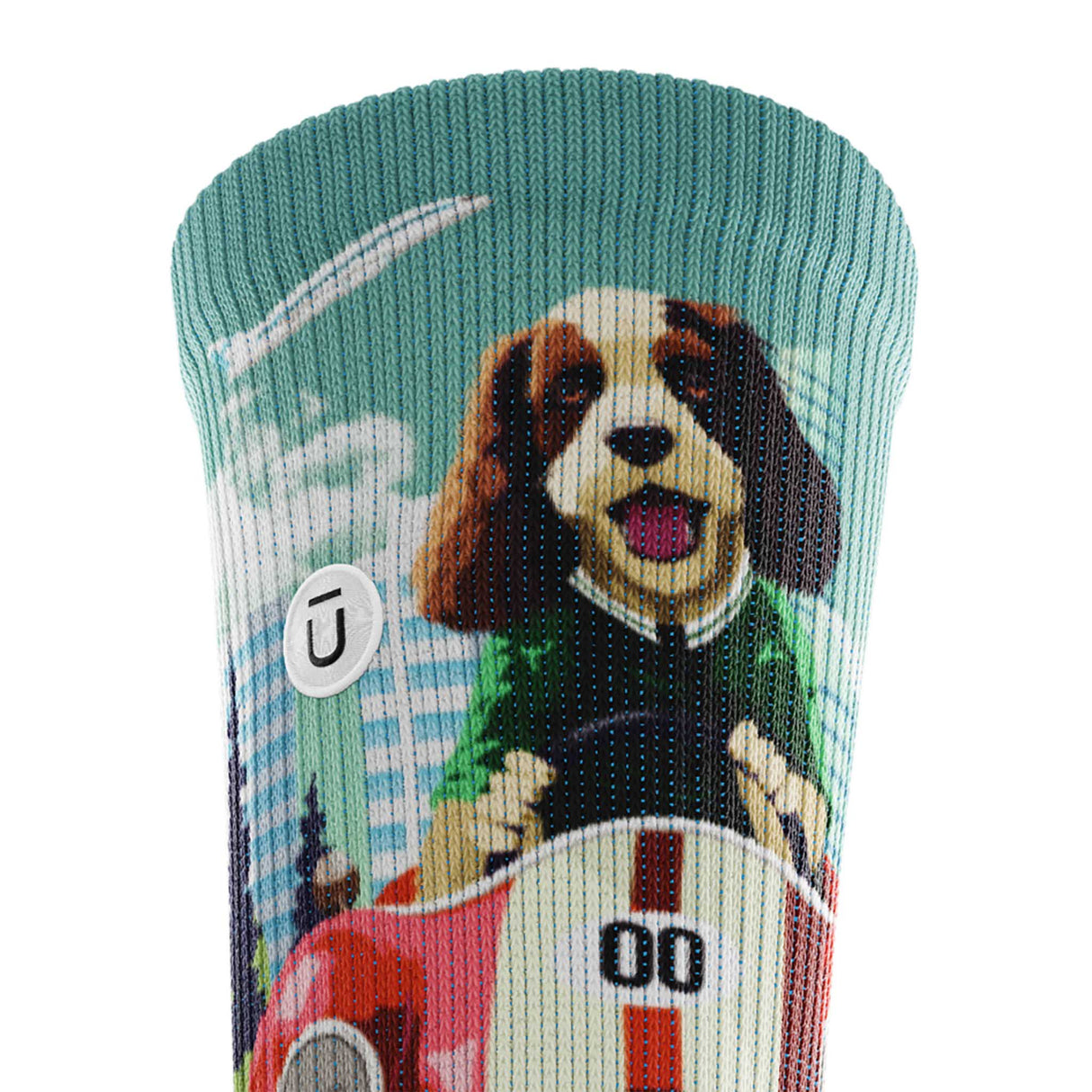 Outway Outway Fur-Mula Woof Crew Chaussette de course à pied unisexe