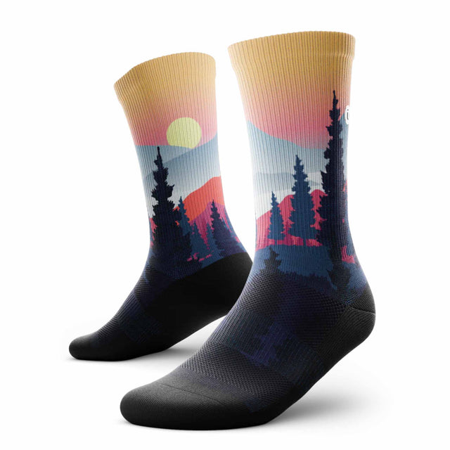 Outway Outway Morning Light Crew Chaussette de course à pied unisexe