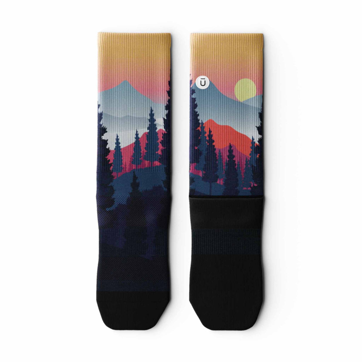 Outway Outway Morning Light Crew Chaussette de course à pied unisexe