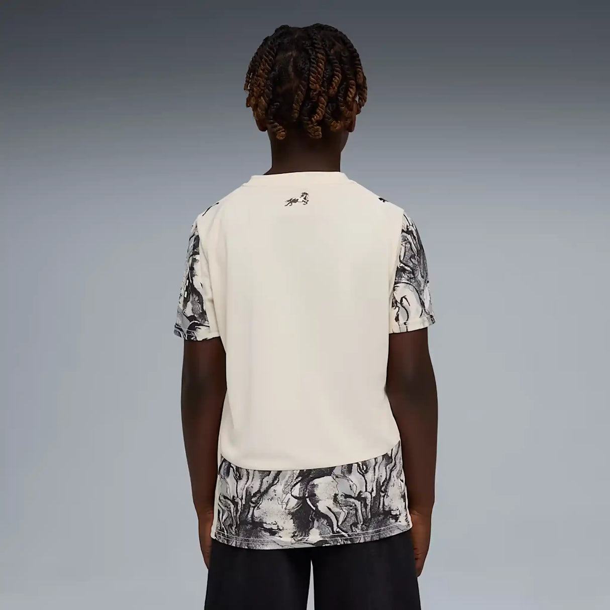 Puma maillot Manchester City x Année du cheval pour enfants - Alpine Snow / Flat Dark Grey