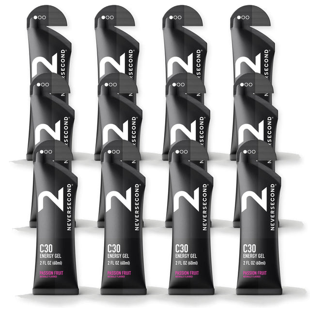 Neversecond C30 energy gel Passion Fruit - Box of 12