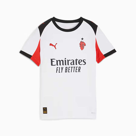 Maillot AC Milan extérieur 25/26 Puma enfant - PUMA White / For All Time Red