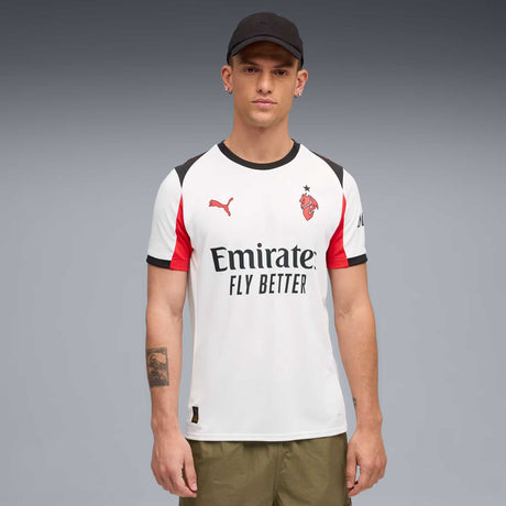 Maillot AC Milan extérieur 2025/26 - PUMA White / For All Time Red