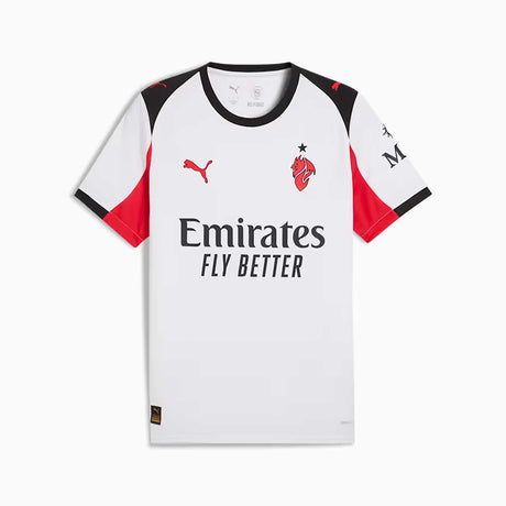 Maillot AC Milan extérieur 2025/26 - PUMA White / For All Time Red