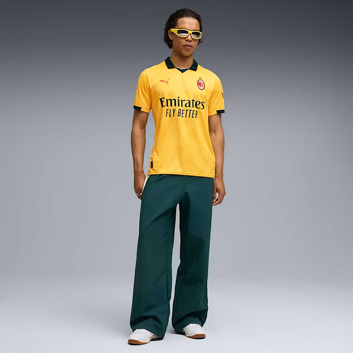 Maillot AC Milan Third 2025/26 Puma homme - Sunny Yellow / Dark Myrtle