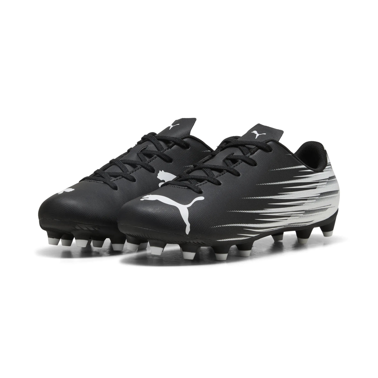 Puma Attacanto II FG JR Soccer Cleats - Puma Black / Puma White