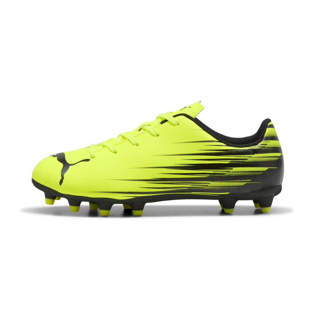 Puma Attacanto II FG JR Soccer Cleats - Yellow Alert / Puma Black