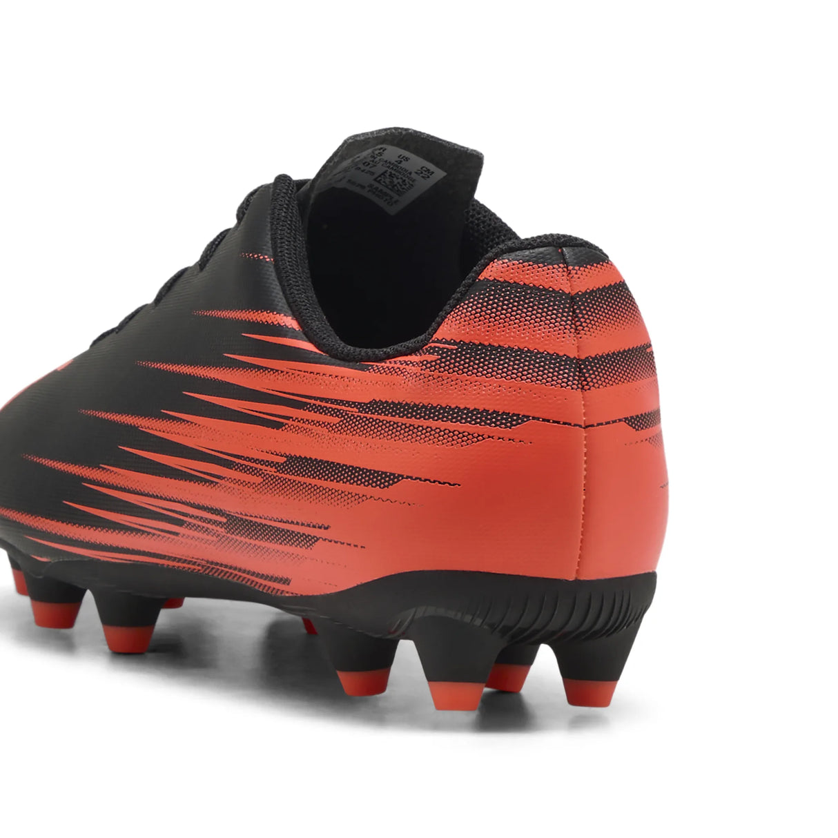 Puma Attacanto II FG JR Soccer Cleats - Puma Black / Glowing Red