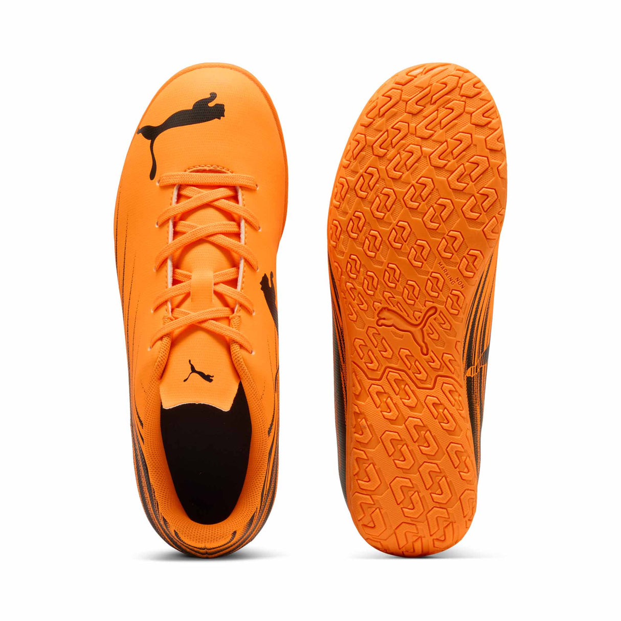 Puma Attacanto II IT JR Futsal Shoes - Heat Fire / Puma Black