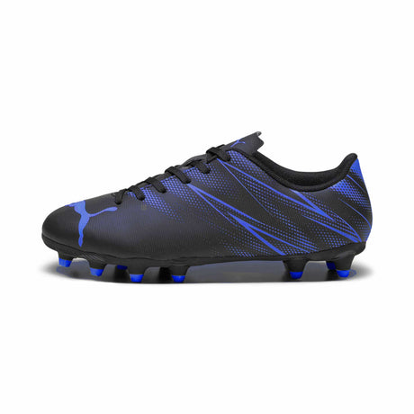 Puma Attacanto FG/AG Junior chaussure de soccer enfant - Puma Black / Bluemazing