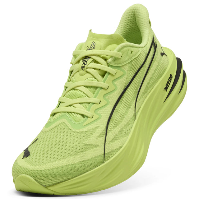 Puma Deviate Pure Nitro Men's Running Shoes - Sunny Lime / Black