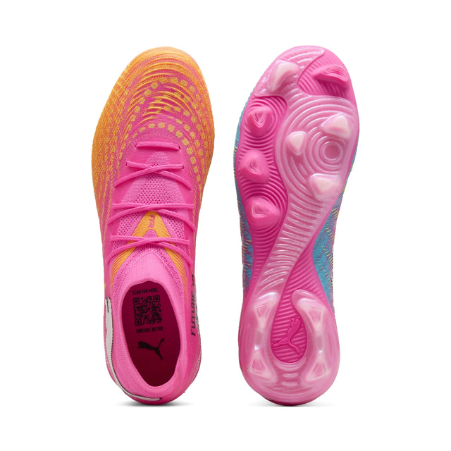 Puma Future 9 Match FG/AG Soccer Cleats - Poison Pink / Puma White