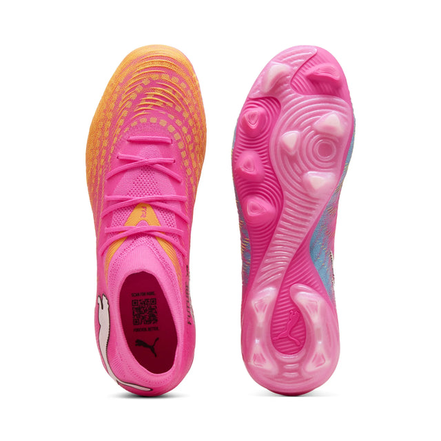 Puma Future 9 Match FG/AG Soccer Cleats - Poison Pink / Puma White