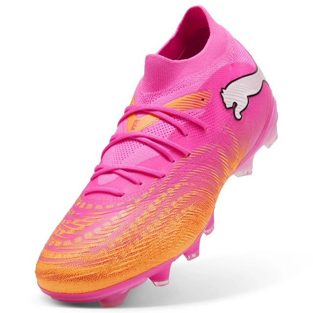 Puma Future 9 Match FG/AG Soccer Cleats - Poison Pink / Puma White