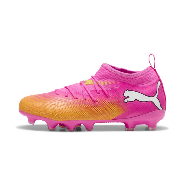Puma Future 9 Match FG/AG Soccer Cleats - Poison Pink / Puma White
