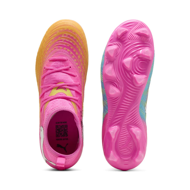 Puma Future 9 Match FG/AG Soccer Cleats - Poison Pink / Puma White