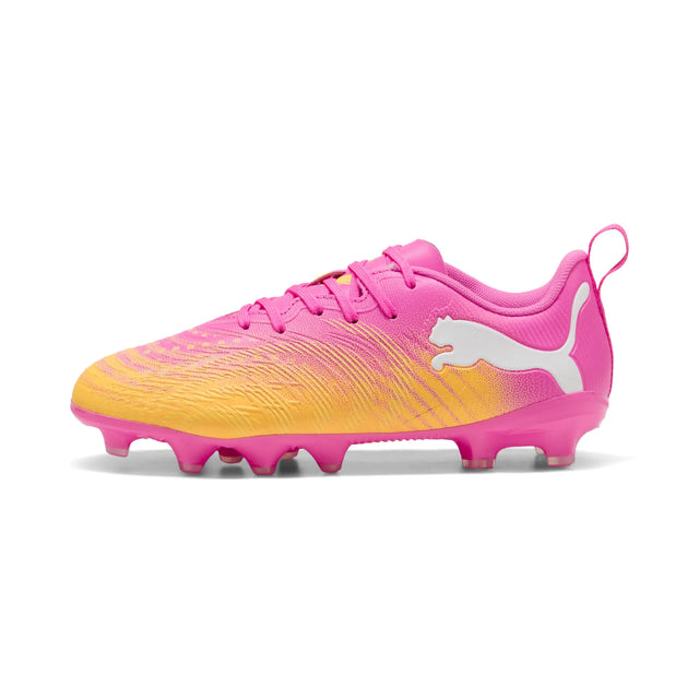 Puma Future 9 Play FG/AG Soccer Cleats - Poison Pink / Puma White
