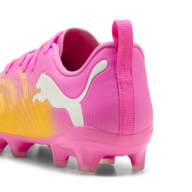 Puma Future 9 Play FG/AG Soccer Cleats - Poison Pink / Puma White