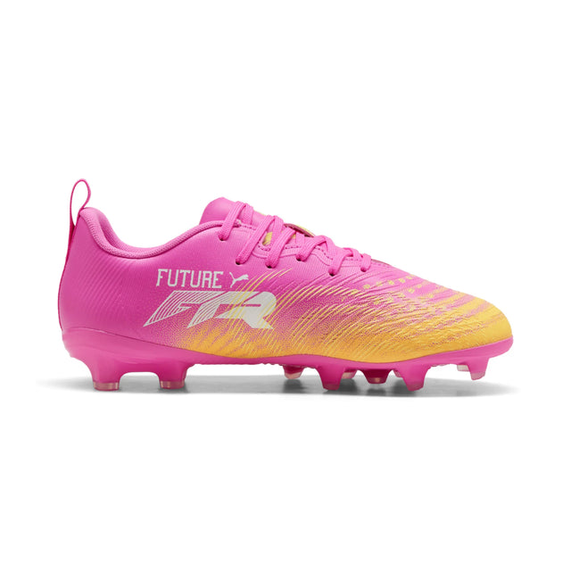 Puma Future 9 Play FG/AG Soccer Cleats - Poison Pink / Puma White