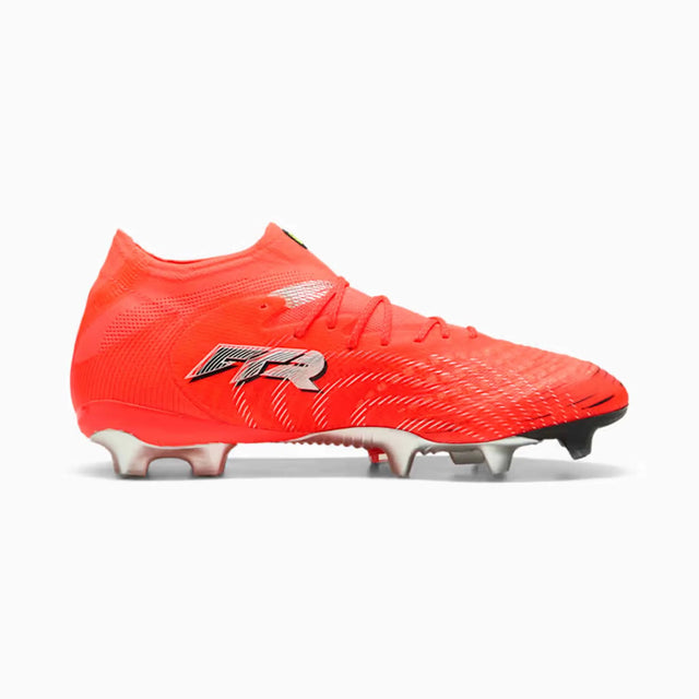Puma Future 9 Ultimate FG chaussures de soccer à crampons - Glowing Red / Puma White / Puma Black / Silver