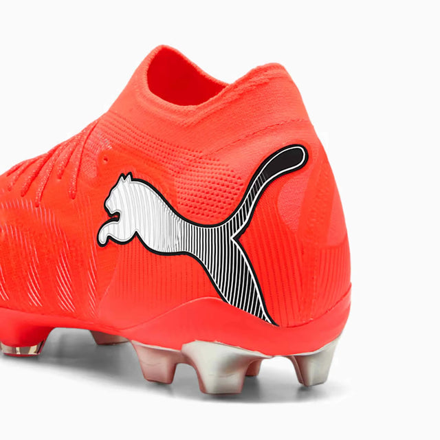 Puma Future 9 Ultimate FG chaussures de soccer à crampons - Glowing Red / Puma White / Puma Black / Silver