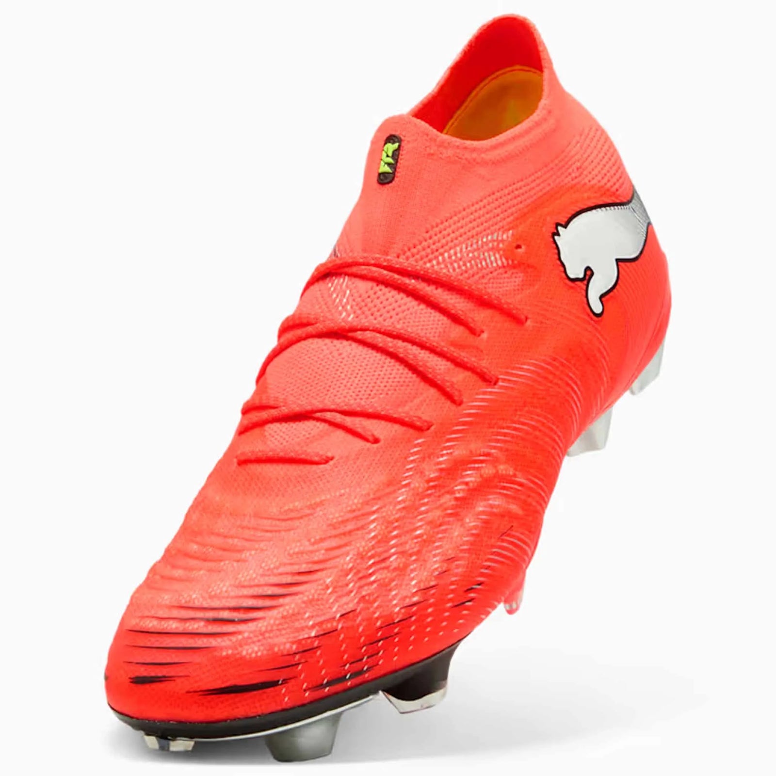Puma Future 9 Ultimate FG chaussures de soccer à crampons - Glowing Red / Puma White / Puma Black / Silver