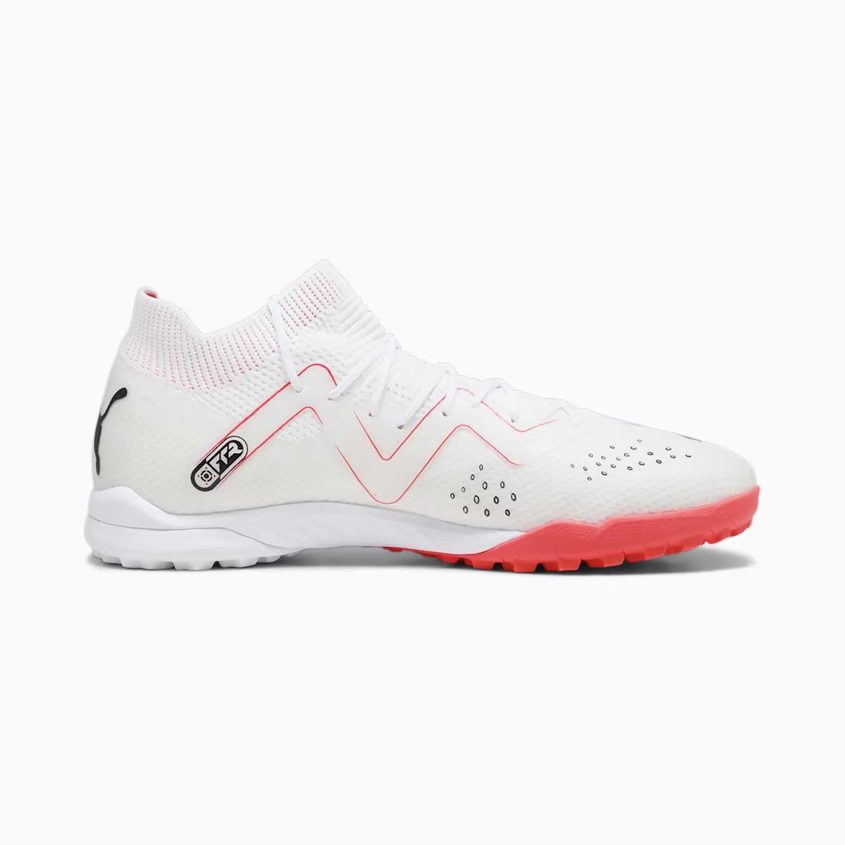Puma Future Ultimate Cage turf chaussure de soccer lateral - puma white / puma black - fire orchid