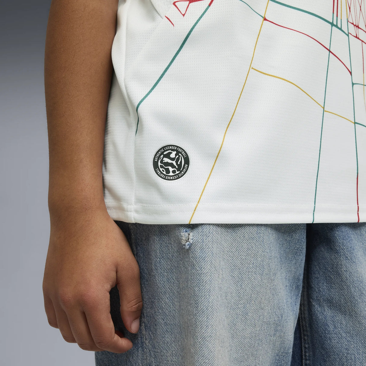 Puma Ghana Football Association Home Jersey for Kids World Cup 2026 - White