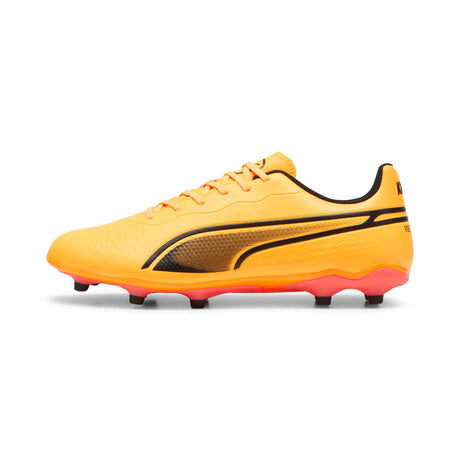 Puma King Match FG/AG chaussures de soccer - Sunstream / Puma Black