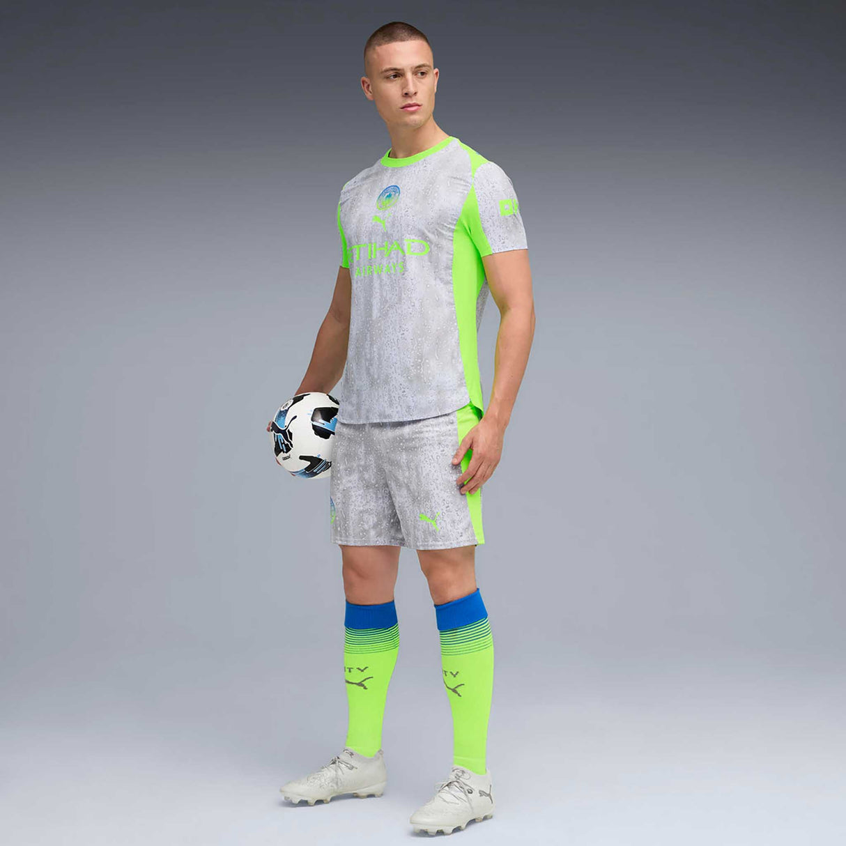 Maillot Manchester City FC 2025/26 Third Authentique adulte - Cool Weather / Pro Green