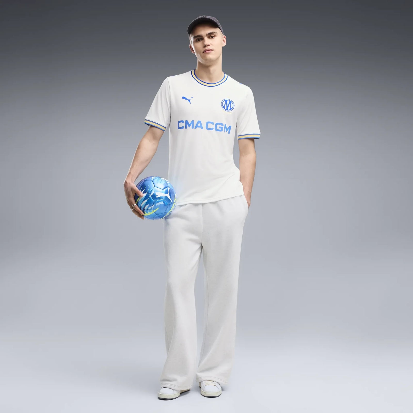 Puma Olympique de Marseille maillot réplique domicile 2025-26 pour homme