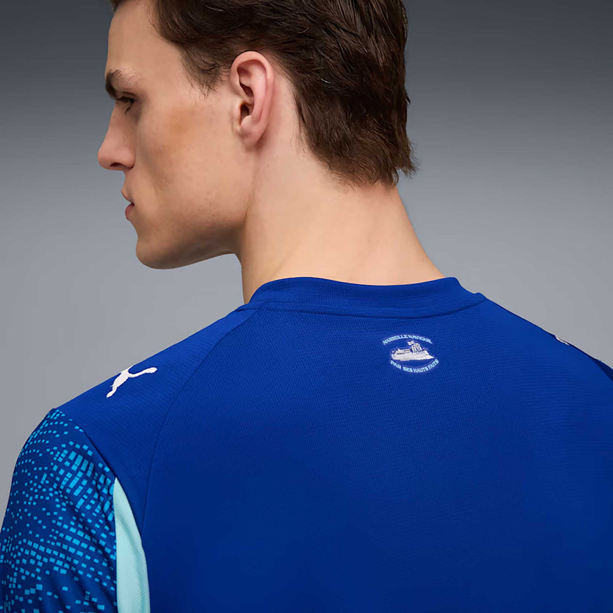 Maillot Olympique de Marseille Third 2025/26 Puma - Vivid Blue / Bleu Azur
