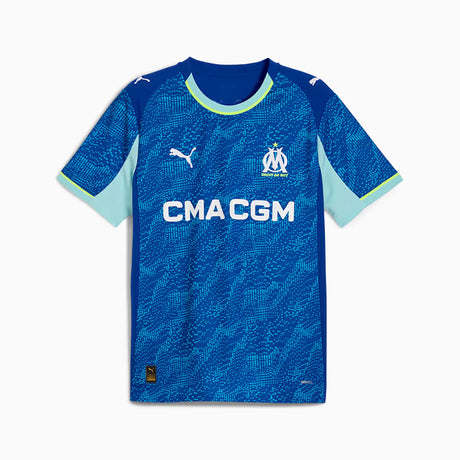 Maillot Olympique de Marseille Third 2025/26 Puma - Vivid Blue / Bleu Azur