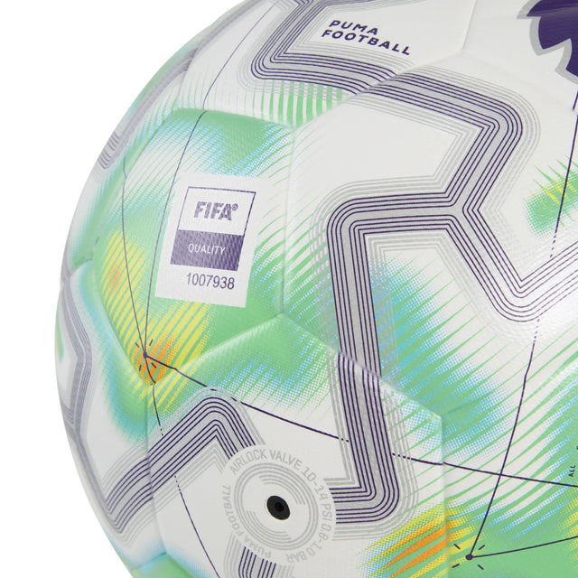 Puma Orbita Match Premier League Thrill FIFA Quality Soccer Ball - Puma White / Multicolor