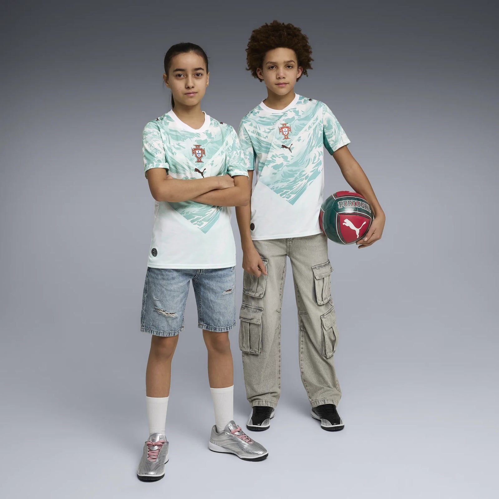 Puma Portugal FPF World Cup 2026 Away Replica Jersey For Kids
