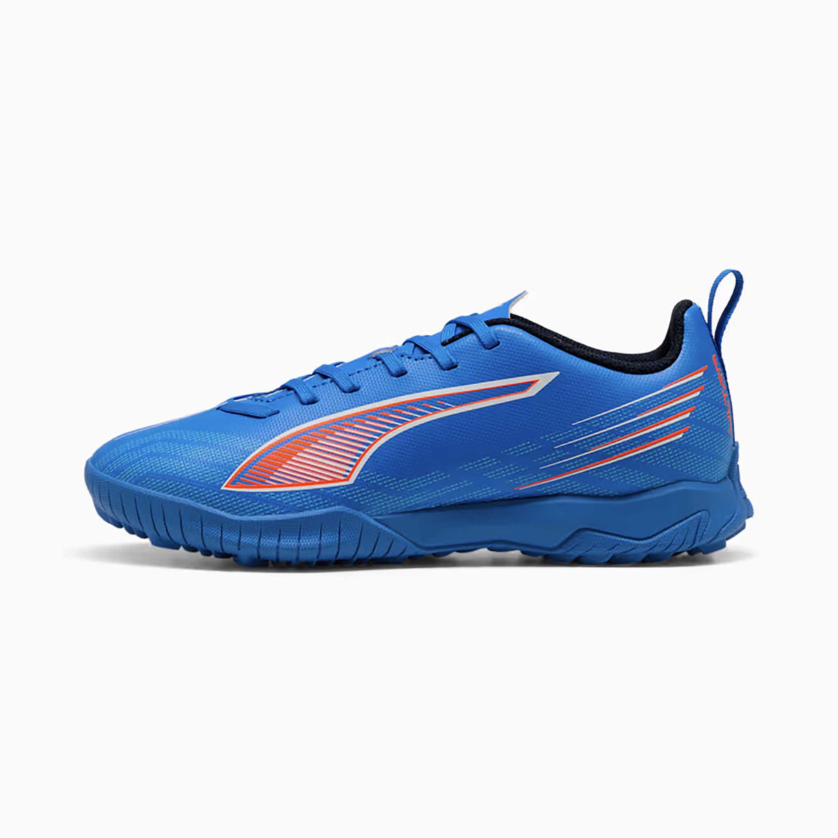 Puma Ultra 6 Play TT chaussures de soccer turf junior - Ultra Blue / White / Glowing Red