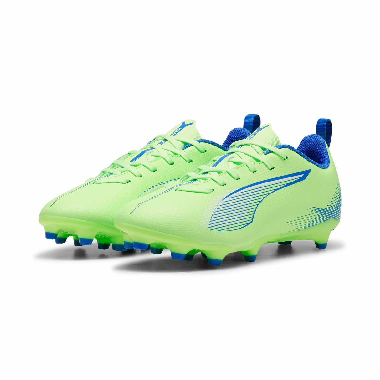 Puma Ultra 5 Play FG Junior Soccer Shoes - Fizzy Apple / Puma White