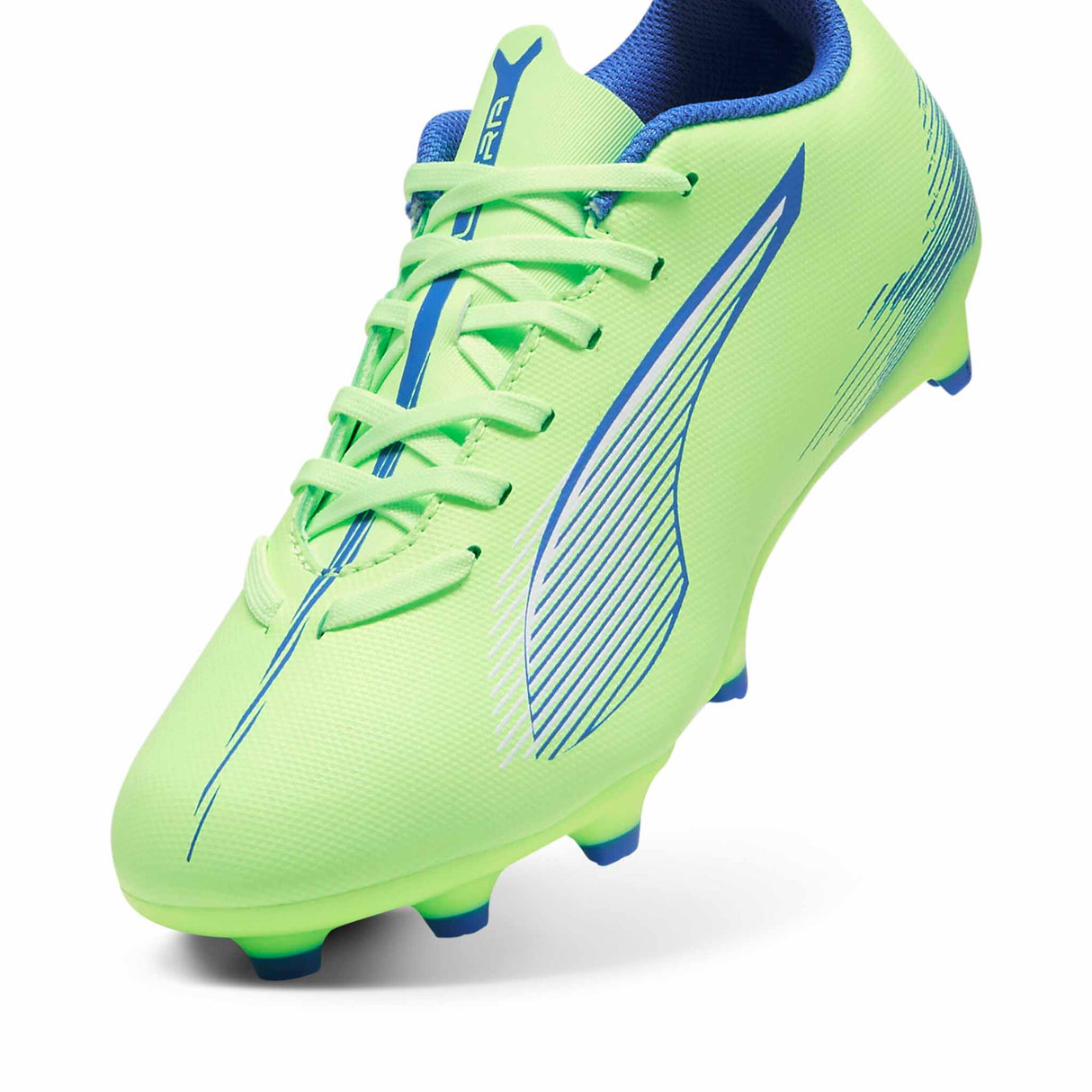 Puma Ultra 5 Play FG Junior Soccer Shoes - Fizzy Apple / Puma White