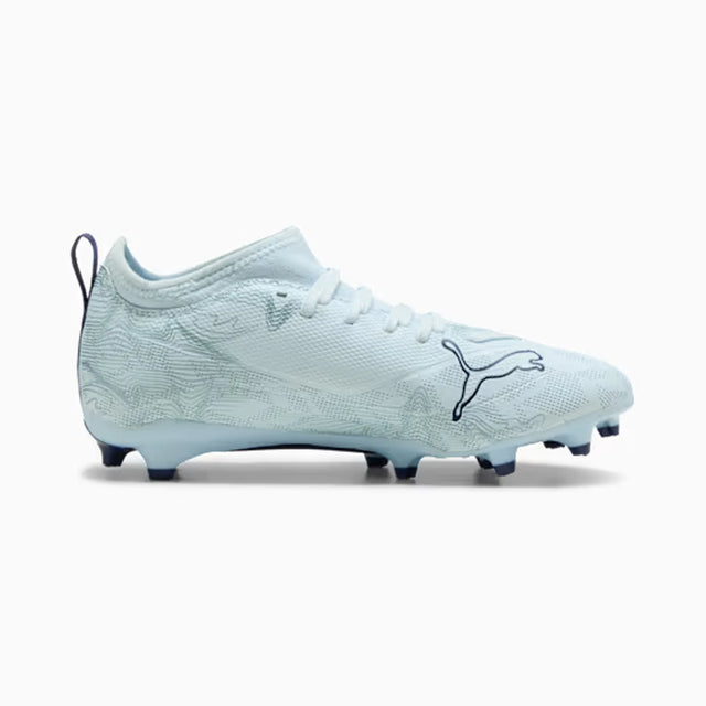 Puma Ultra 6 Match FG/AG Junior Soccer Shoes - Icy Blue / Puma White / Jewel Blue