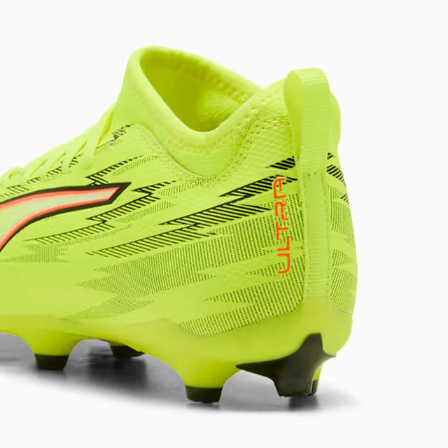 Puma Ultra 6 Match FG/AG Junior Soccer Shoes - Yellow Alert / Puma Black / Glowing Red / Lime Squeeze