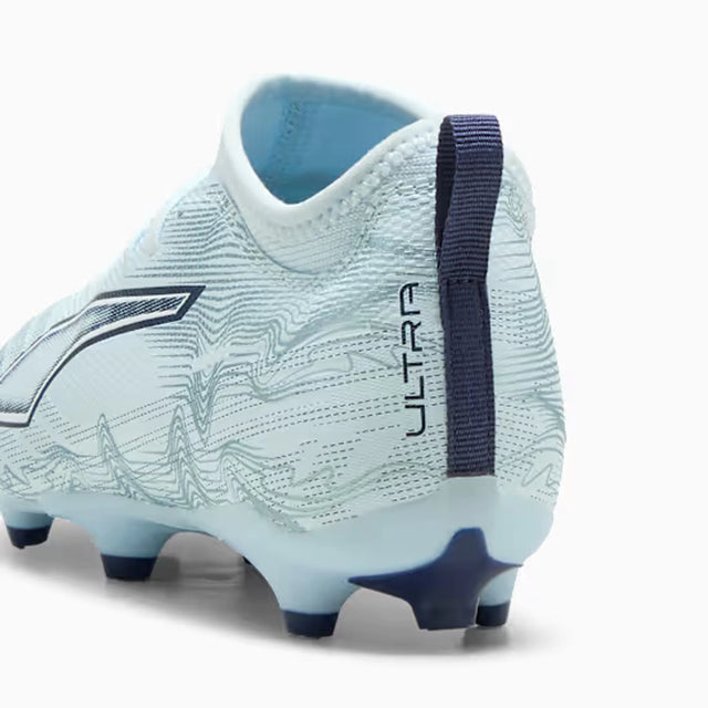 Puma Ultra 6 Match FG/AG Junior Soccer Shoes - Icy Blue / Puma White / Jewel Blue