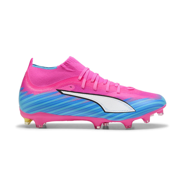 Puma Ultra 6 Match FG/AG Soccer Cleats - Poison Pink / Puma White