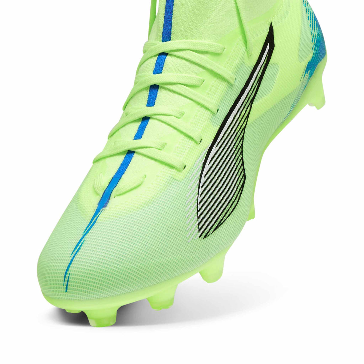 Puma Ultra Match 5+ FG Soccer Cleats - Fizzy Apple / Puma White