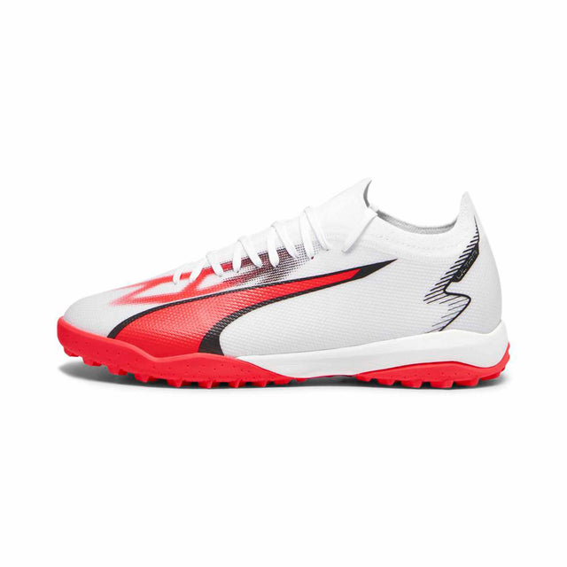 Puma Ultra Match TT chaussures de soccer turf - Puma White / Fire Orchid