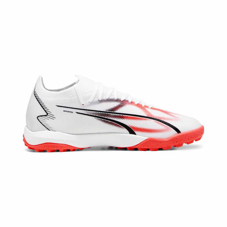 Puma Ultra Match TT chaussures de soccer turf - Puma White / Fire Orchid