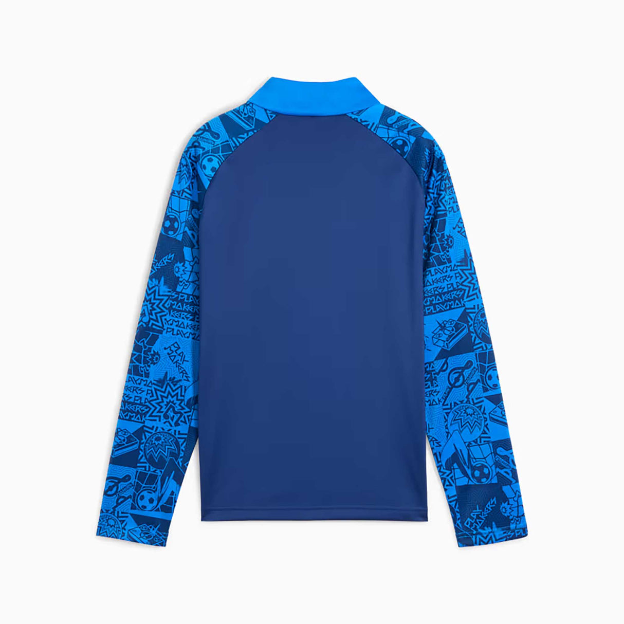 Puma Neymar Jr Playmaker 1/4 zip chandail pour enfants - Blazing Blue / PUMA White / Ultra Blue