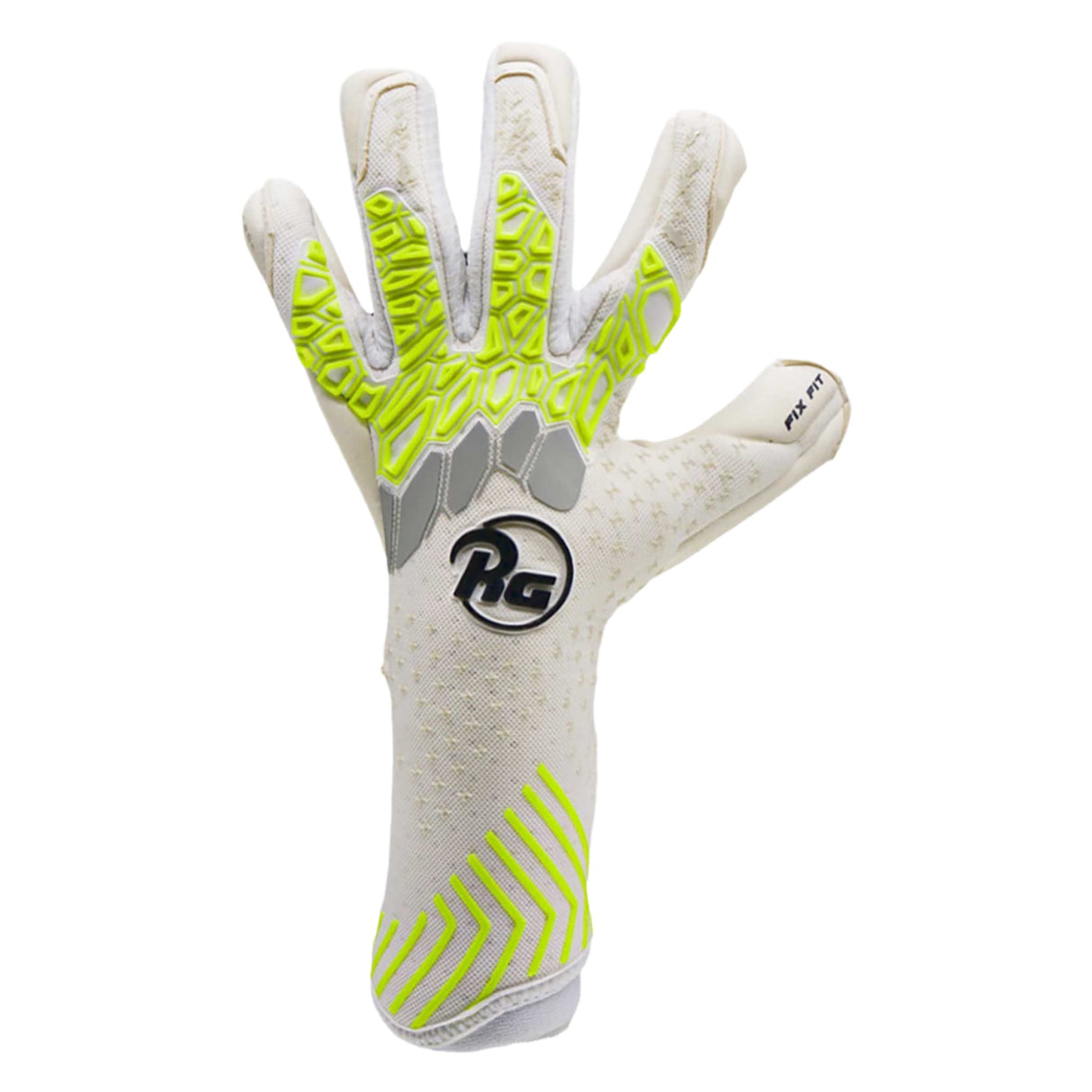 RG Goalkeeper Gloves Aversa gants de gardien de but - Blanc / Gris / Jaune