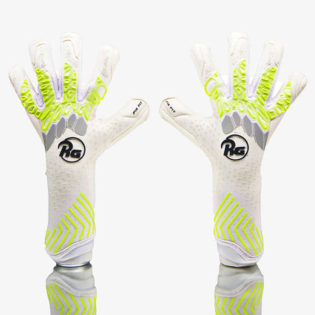 RG Goalkeeper Gloves Aversa gants de gardien de but  paire - Blanc / Gris / Jaune