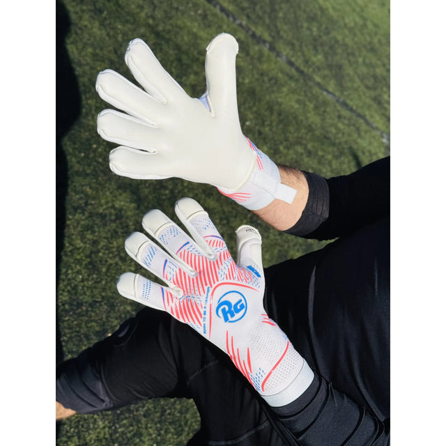 RG Goalkeeper Gloves Bacan 26-27 - White / Pink