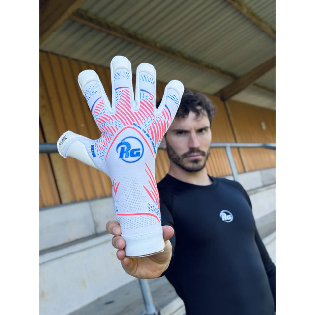 RG Goalkeeper Gloves Bacan 26-27 - White / Pink